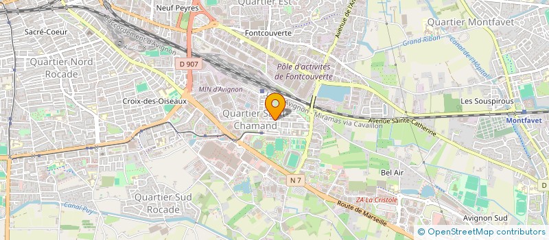 localisation de l'entreprise MONSIEUR REDA MOKHLIS  AVIGNON