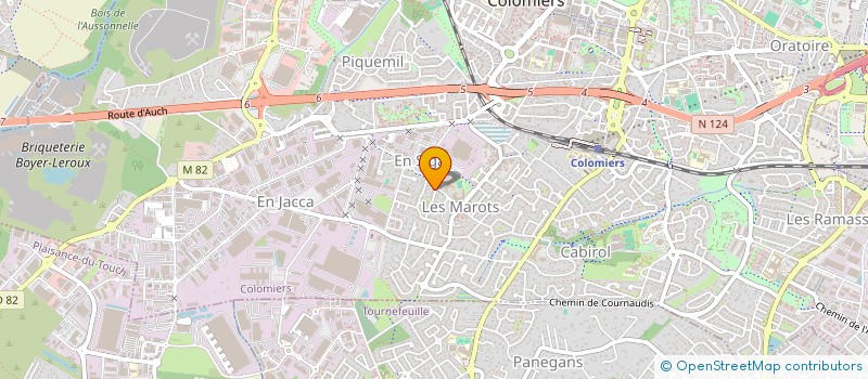 localisation de l'entreprise MONSIEUR REDA MOUSSAOUI à COLOMIERS