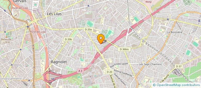 localisation de l'entreprise MONSIEUR REDA NASRELDEN à BAGNOLET