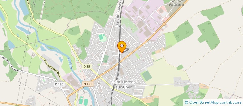 localisation de l'entreprise MONSIEUR REDA NERAOUI  SAINT-FLORENT-SUR-CHER