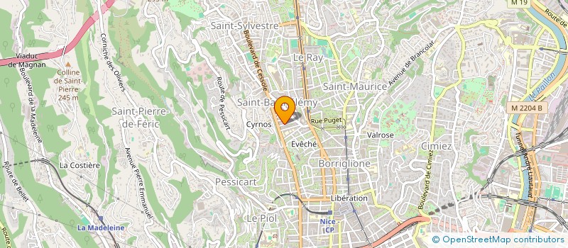 localisation de l'entreprise MONSIEUR REDA NIAT  NICE