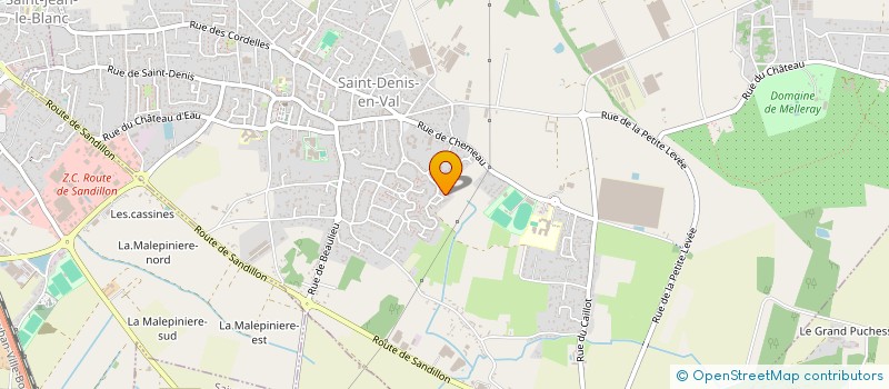 localisation de l'entreprise MONSIEUR REDA OUAGUENOUNI à SAINT-DENIS-EN-VAL