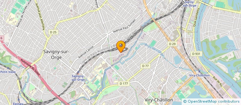 localisation de l'entreprise MONSIEUR REDA OUBANA EL GHAZI à SAVIGNY-SUR-ORGE