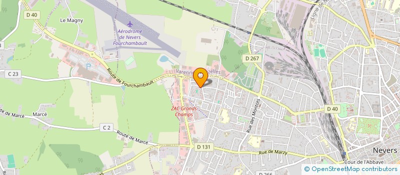 localisation de l'entreprise MONSIEUR REDA OUDRAK à NEVERS