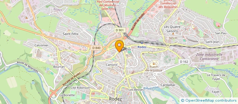 localisation de l'entreprise MONSIEUR REDA QARQAFI  RODEZ