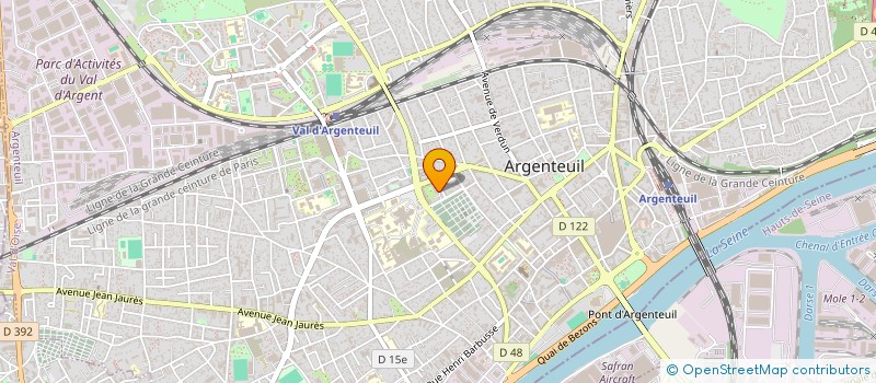 localisation de l'entreprise MONSIEUR REDA SABBAR  ARGENTEUIL