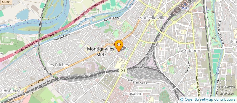 localisation de l'entreprise MONSIEUR REDA SAHRAOUI à MONTIGNY-LES-METZ