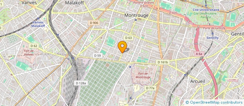 localisation de l'entreprise MONSIEUR REDA SAIBI  MONTROUGE