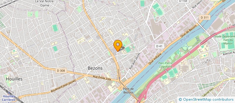 localisation de l'entreprise MONSIEUR REDA SAKHI à BEZONS