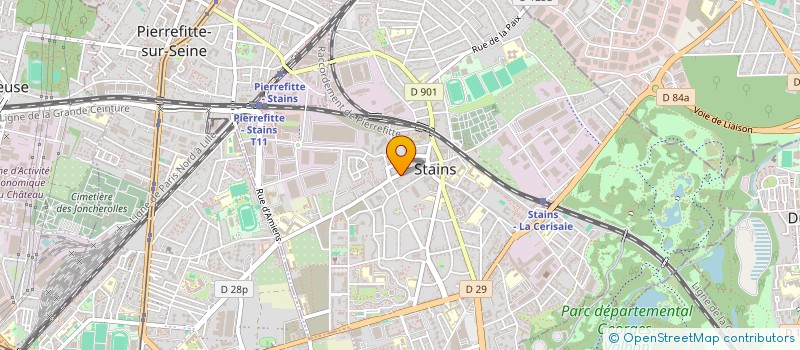 localisation de l'entreprise MONSIEUR REDA SALAMA à STAINS