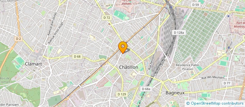 localisation de l'entreprise MONSIEUR REDA TAHA ISMAIL à CHATILLON