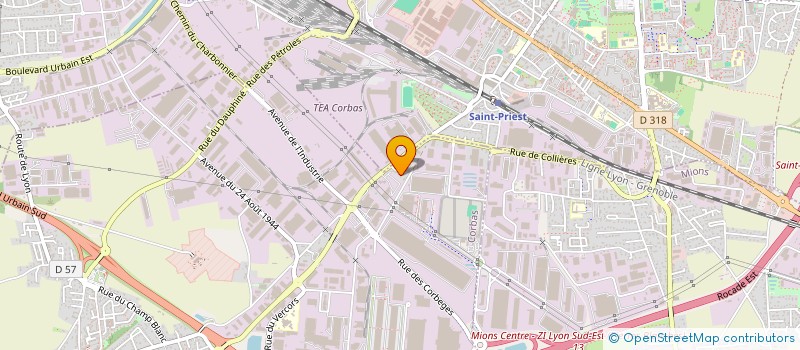 localisation de l'entreprise MONSIEUR REDDA BOUKHARI à CORBAS