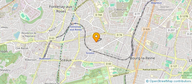 localisation de l'entreprise MONSIEUR REDDY MUFWANSONI NZAMABA à SCEAUX