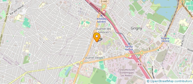 localisation de l'entreprise MONSIEUR REDGY DOUTAU  GRIGNY