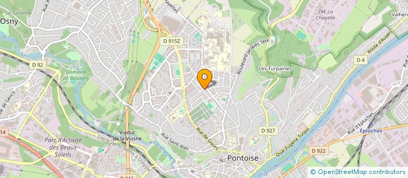 localisation de l'entreprise MONSIEUR REDHA ABABSA à PONTOISE