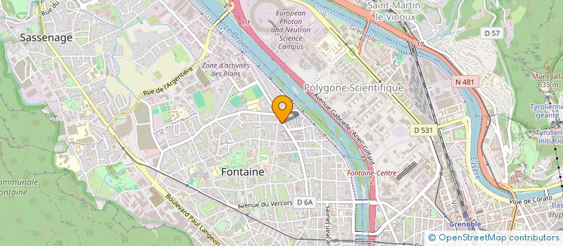 localisation de l'entreprise MONSIEUR REDHA BENALI KOUCHIH  FONTAINE