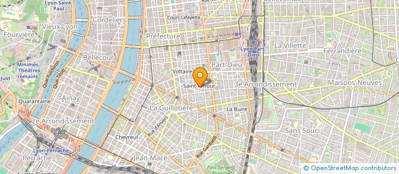 localisation de l'entreprise MONSIEUR REDHA BOURCHAK  LYON