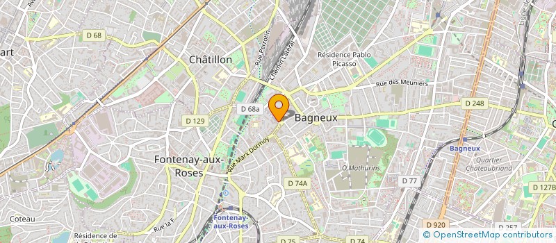 localisation de l'entreprise MONSIEUR REDHA GHAOUI à BAGNEUX