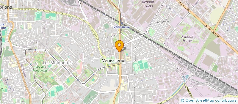 localisation de l'entreprise MONSIEUR REDHA GUECHI  VENISSIEUX