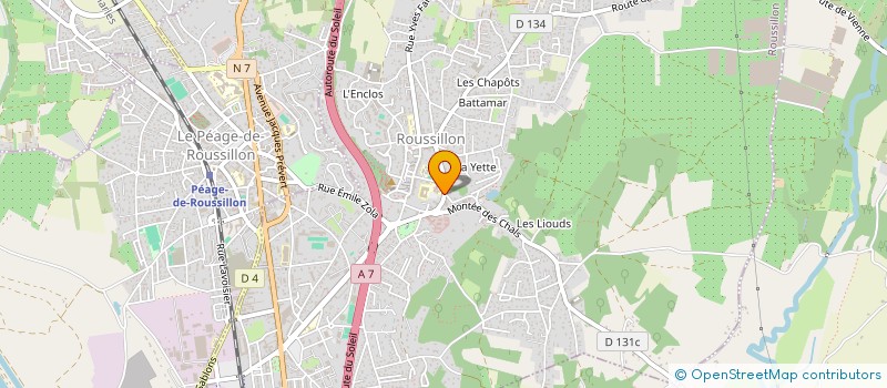 localisation de l'entreprise MONSIEUR REDHA HEDNA  ROUSSILLON