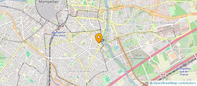 localisation de l'entreprise MONSIEUR REDHA KAOULA à MONTPELLIER