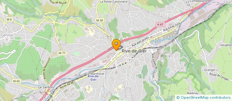 localisation de l'entreprise MONSIEUR REDHA MANSOURI à RIVE-DE-GIER