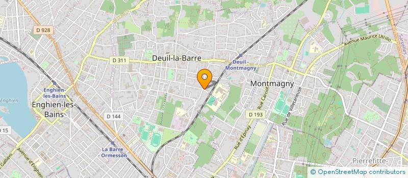 localisation de l'entreprise MONSIEUR REDHA MEZIANI  DEUIL-LA-BARRE