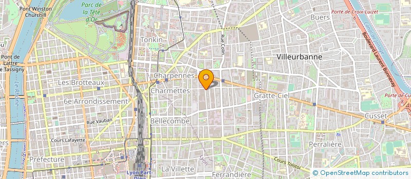 localisation de l'entreprise MONSIEUR REDHA SEDRATI  VILLEURBANNE