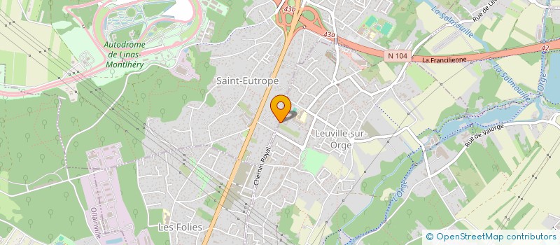 localisation de l'entreprise MONSIEUR REDHA SFASSIF  LEUVILLE-SUR-ORGE