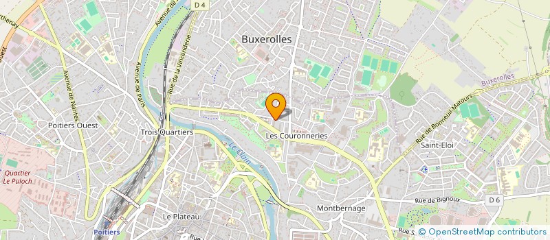 localisation de l'entreprise MONSIEUR REDHA ZEBBACHE  POITIERS