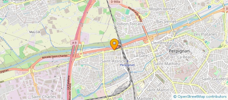 localisation de l'entreprise MONSIEUR REDHOUANE CHEGRA  PERPIGNAN