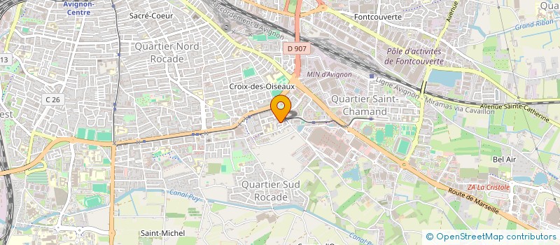 localisation de l'entreprise MONSIEUR REDOIN ASSOU à AVIGNON