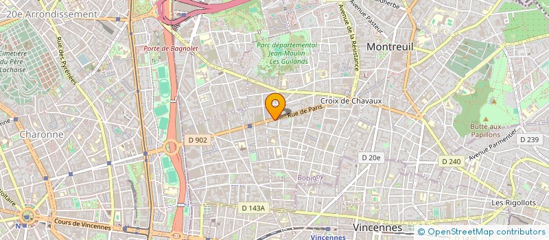 localisation de l'entreprise MONSIEUR REDOINE EL MERS à MONTREUIL