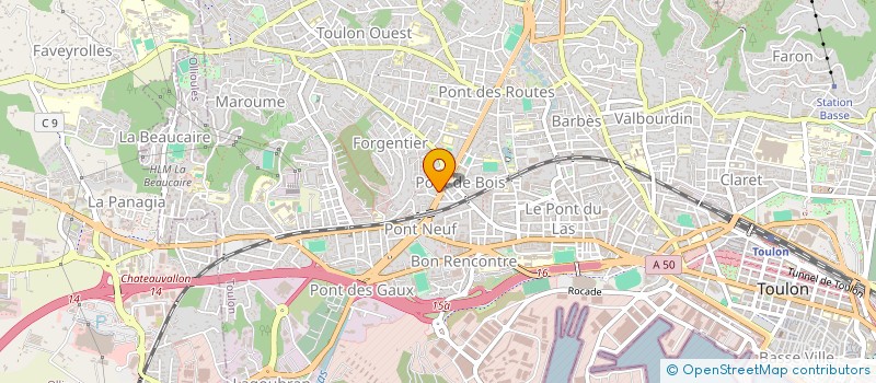 localisation de l'entreprise MONSIEUR REDOINE ESSALHI  TOULON