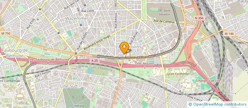 localisation de l'entreprise MONSIEUR REDOINE FOLLET à LILLE