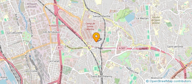 localisation de l'entreprise MONSIEUR REDOINE M KADMI à MARSEILLE