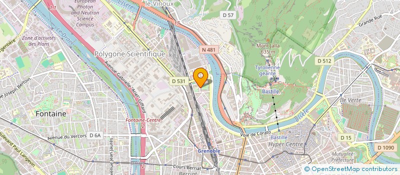 localisation de l'entreprise MONSIEUR REDON BUVCA à GRENOBLE