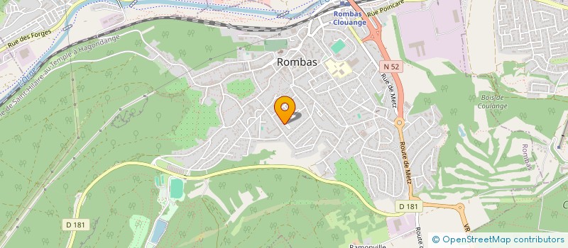 localisation de l'entreprise MONSIEUR REDON NDRECA  ROMBAS