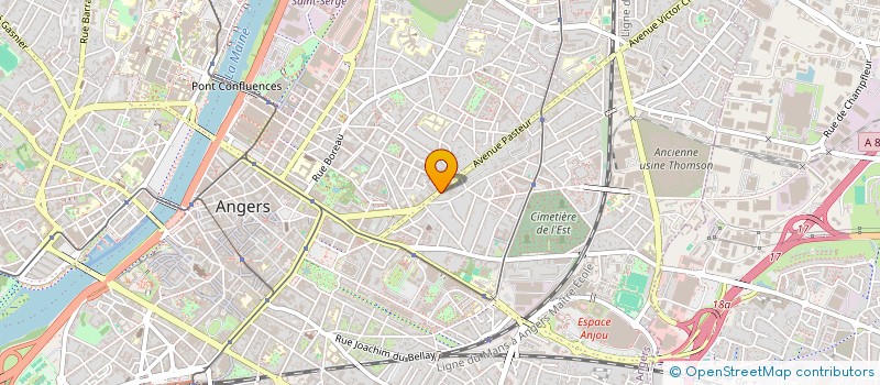 localisation de l'entreprise MONSIEUR REDOU BOUH à ANGERS