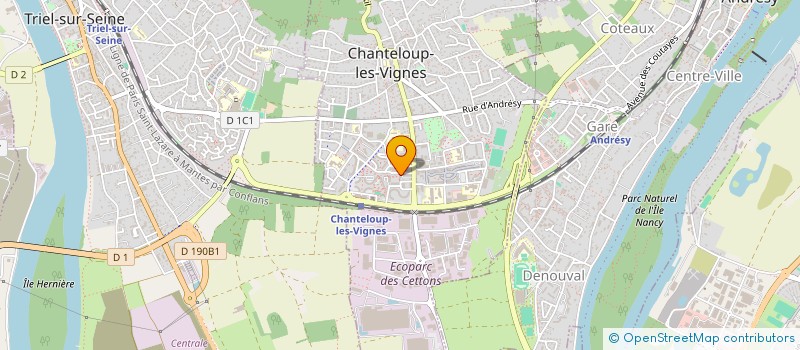 localisation de l'entreprise MONSIEUR REDOUAN AATILLAH  CHANTELOUP-LES-VIGNES