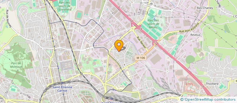 localisation de l'entreprise MONSIEUR REDOUAN BEN SAID  SAINT-ETIENNE