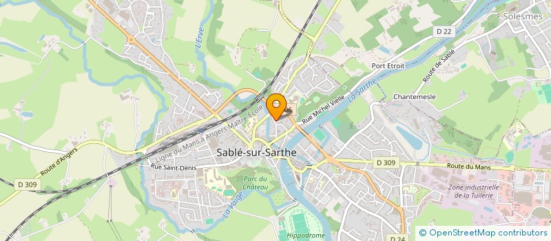 localisation de l'entreprise MONSIEUR REDOUAN BENJAMEA  SABLE-SUR-SARTHE