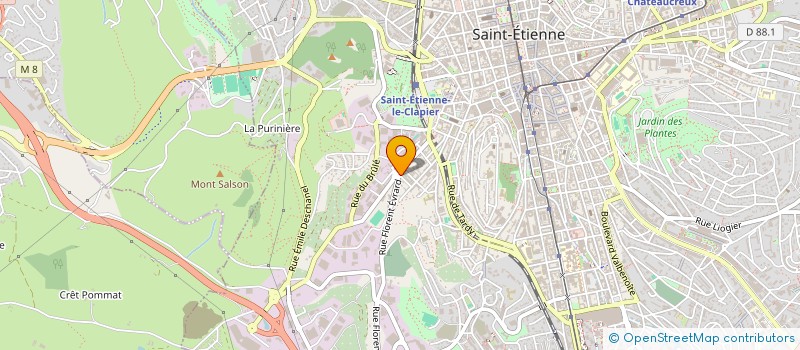 localisation de l'entreprise MONSIEUR REDOUAN EL BARAKA  SAINT-ETIENNE