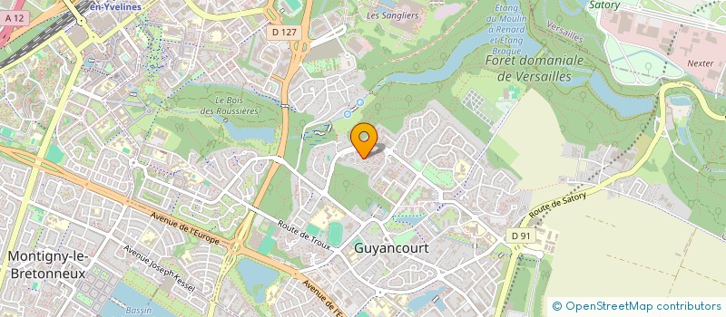 localisation de l'entreprise MONSIEUR REDOUAN IBRAHMEN  GUYANCOURT