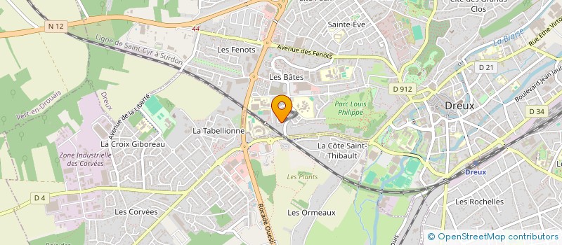 localisation de l'entreprise MONSIEUR REDOUAN TSOULI à DREUX