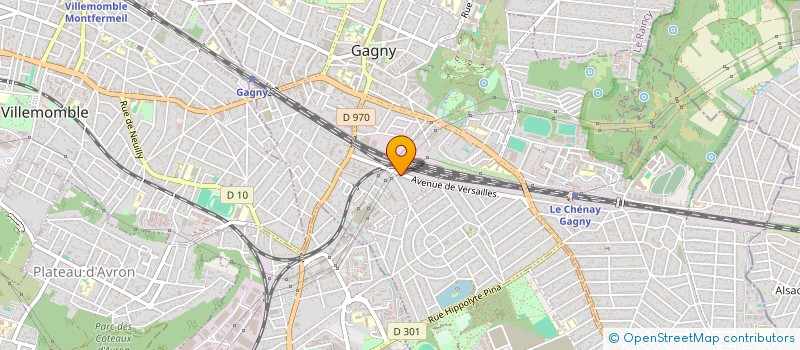 localisation de l'entreprise MONSIEUR REDOUANE ABDELHAMID à GAGNY