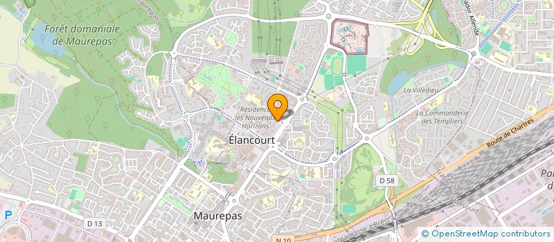 localisation de l'entreprise MONSIEUR REDOUANE ABID  LE CHESNAY-ROCQUENCOURT