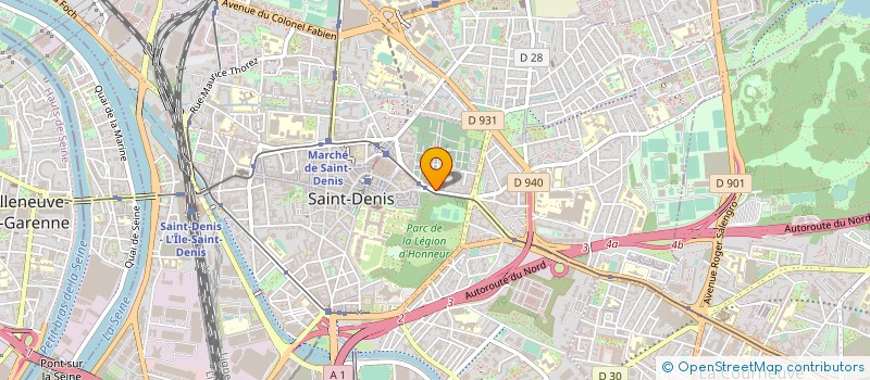 localisation de l'entreprise MONSIEUR REDOUANE ACHAB  SAINT-DENIS