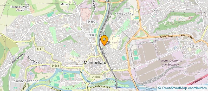 localisation de l'entreprise MONSIEUR REDOUANE ADJMI  MONTBELIARD