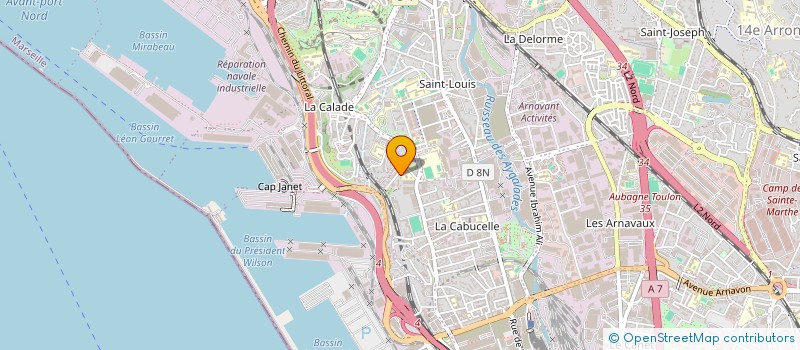 localisation de l'entreprise MONSIEUR REDOUANE AIDOUN à MARSEILLE